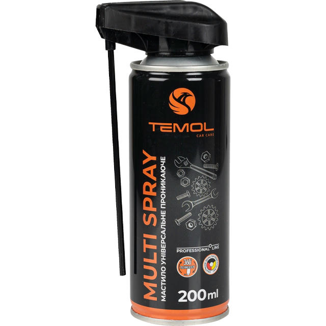 Мастило універсальне Temol Multi Spray TML-200 200мл 385833фото