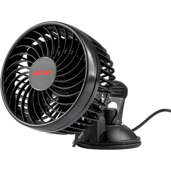 

Вентилятор автомобильный Amio с присоской 4.5" 12V 03001 (5903293030011)