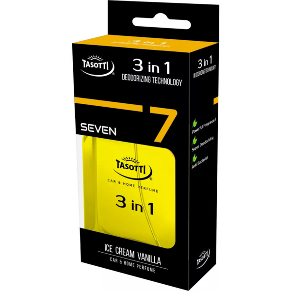 

Ароматизатор Tasotti Спрей 3 в 1 Ice Cream Vanilla №7 50 мл 857011 (5906190115096)