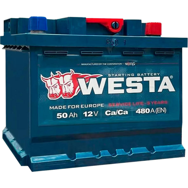 

Автомобильный аккумулятор Westa 6CT-50 А (0) (4822023500482)