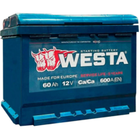 Автомобильный аккумулятор Westa 6CT-60 А (0)