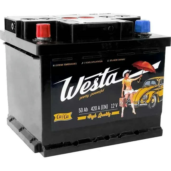 

Автомобильный аккумулятор Westa Pretty Powerful 6CT-50 АЗ (1) (4822023501427)