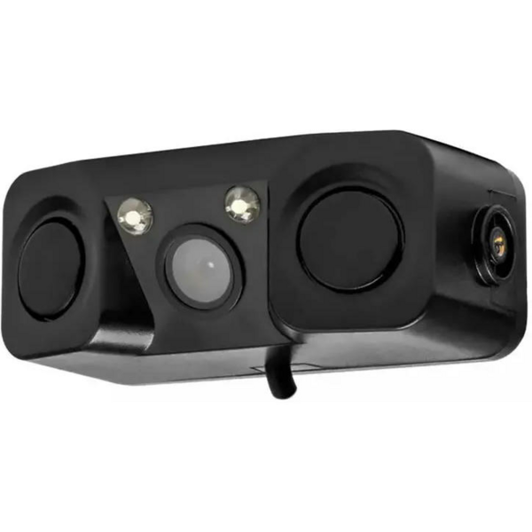 

Камера заднего вида Amio с парктроником 2 в 1 HD-602 LED 12V 03541 (5903293035412)
