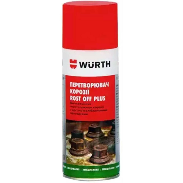 

Преобразователь коррозии Wurth Rost Off Plus 400мл 0890200004 (4061975587558)