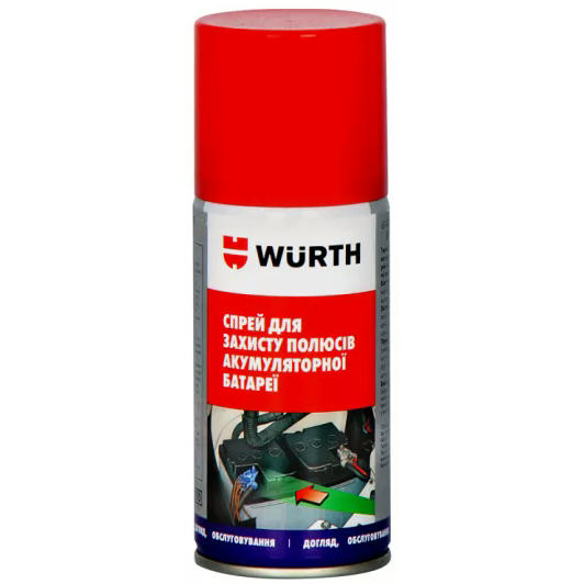 

Спрей Wurth для аккумуляторних полюсов 150 мл (4011231821094)