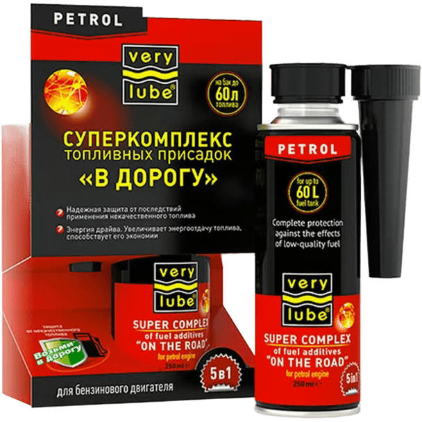 Суперкомплекс топливных присадок Xado 5 в 1 для бензинового двигателя 250 мл ХB30028 (4820024941389) фото 1