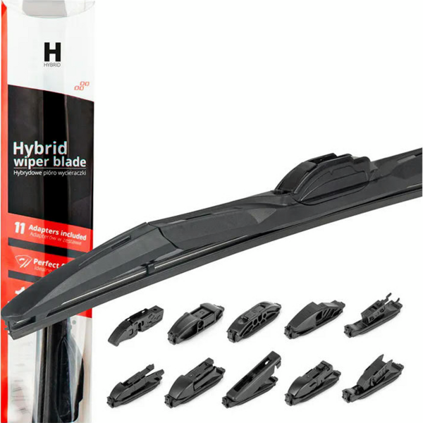 

Щетка стеклоочестителя Amio Hybrid Multiconnect 11-адапторная 26" 650мм 02212 (5903293022122)