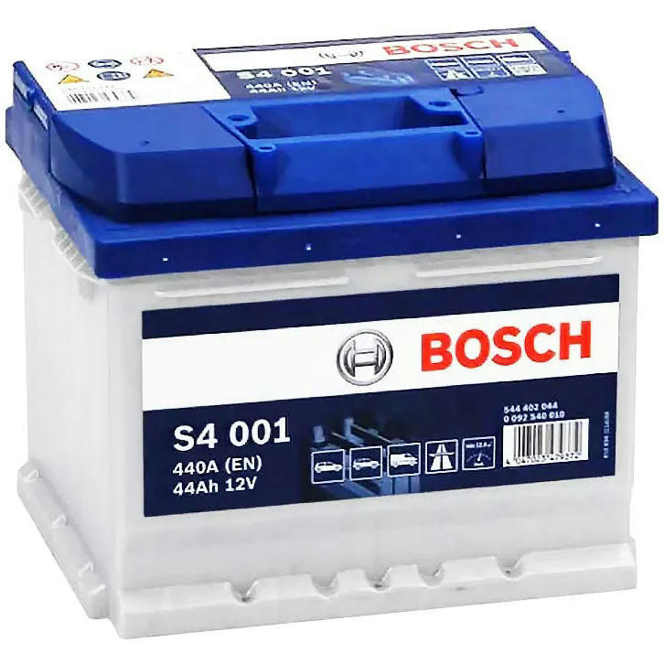 Автомобільний акумулятор Bosch S4 6CT-44 (0) 0092S40010 (4047023479372)фото