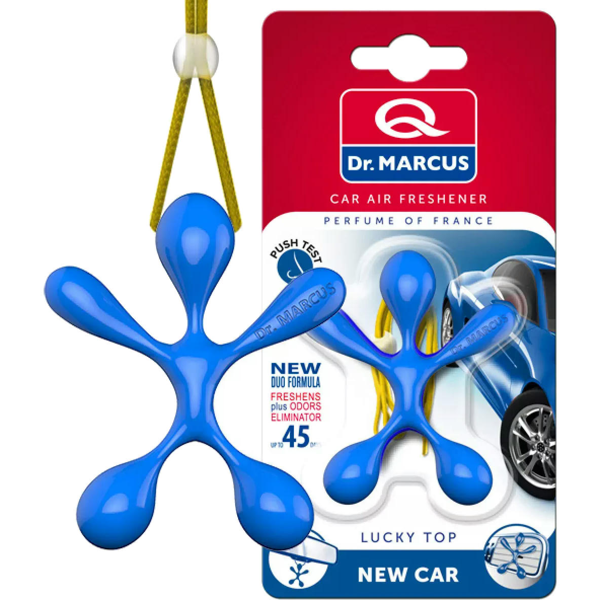 Ароматизатор Dr.Marcus Lucky Top подвесной на дефлектор Нова машина 074794 (5901947074794) фото 1