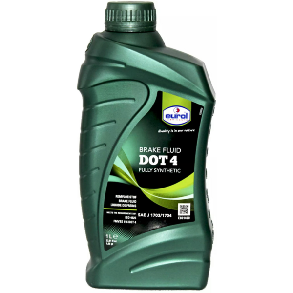 

Тормозная жидкость Eurol DOT 4 1л 002082 (8712569002082)
