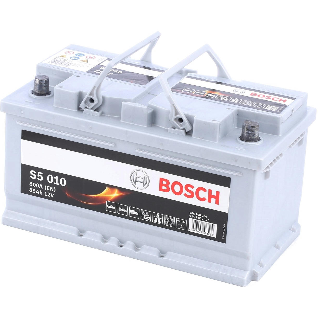 Автомобільний акумулятор Bosch S5 6CT-85 (0) 0092S50100 (4047023573230)фото