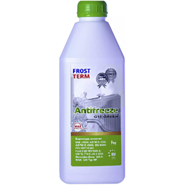 

Антифриз FrostTerm G11 -40°C зеленый 1л 864985 (4820147864985)