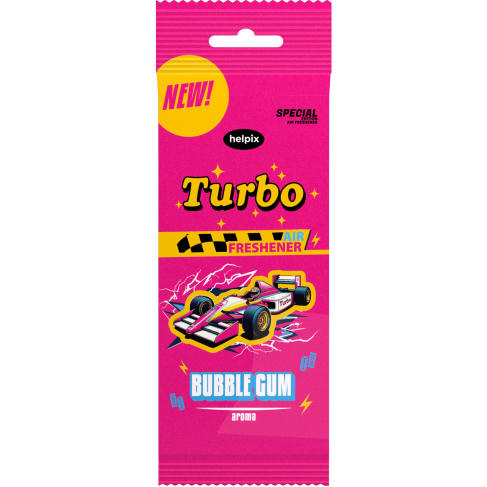 

Ароматизатор Helpix Turbo Bubble Gum (4823075811502)