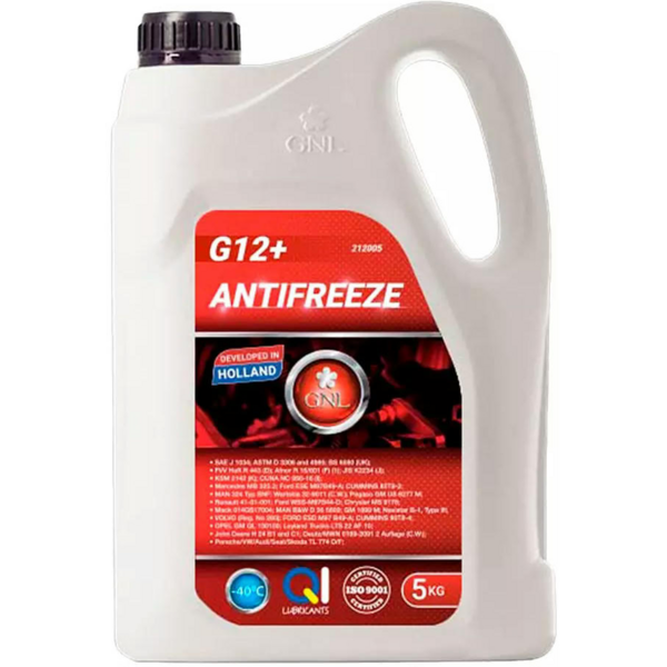 

Антифриз GNL G12+ -40°C красный 5л 862219 (4820147862219)