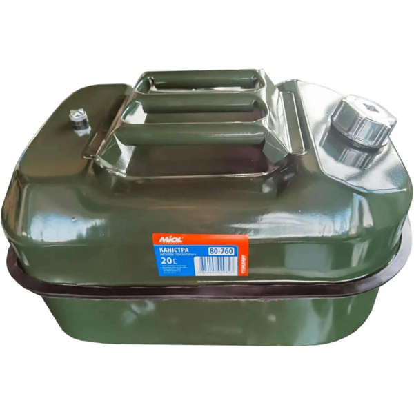 

Канистра Miol металлическая горизонтальная 20л 80-760 (4824008029827)