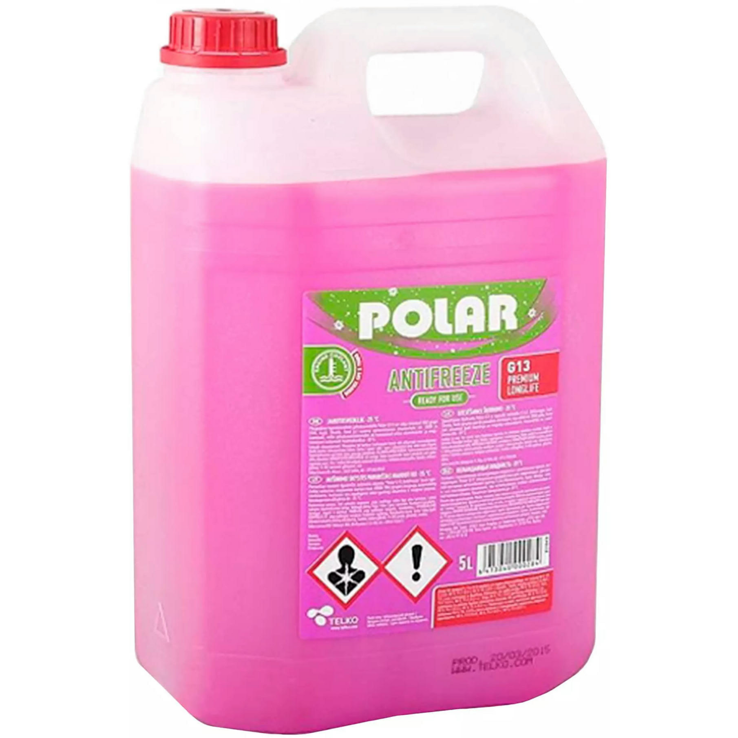 Антифриз Polar Premium LL G13 -35°C фіолетовий 5л 000284 (6413040000284)фото