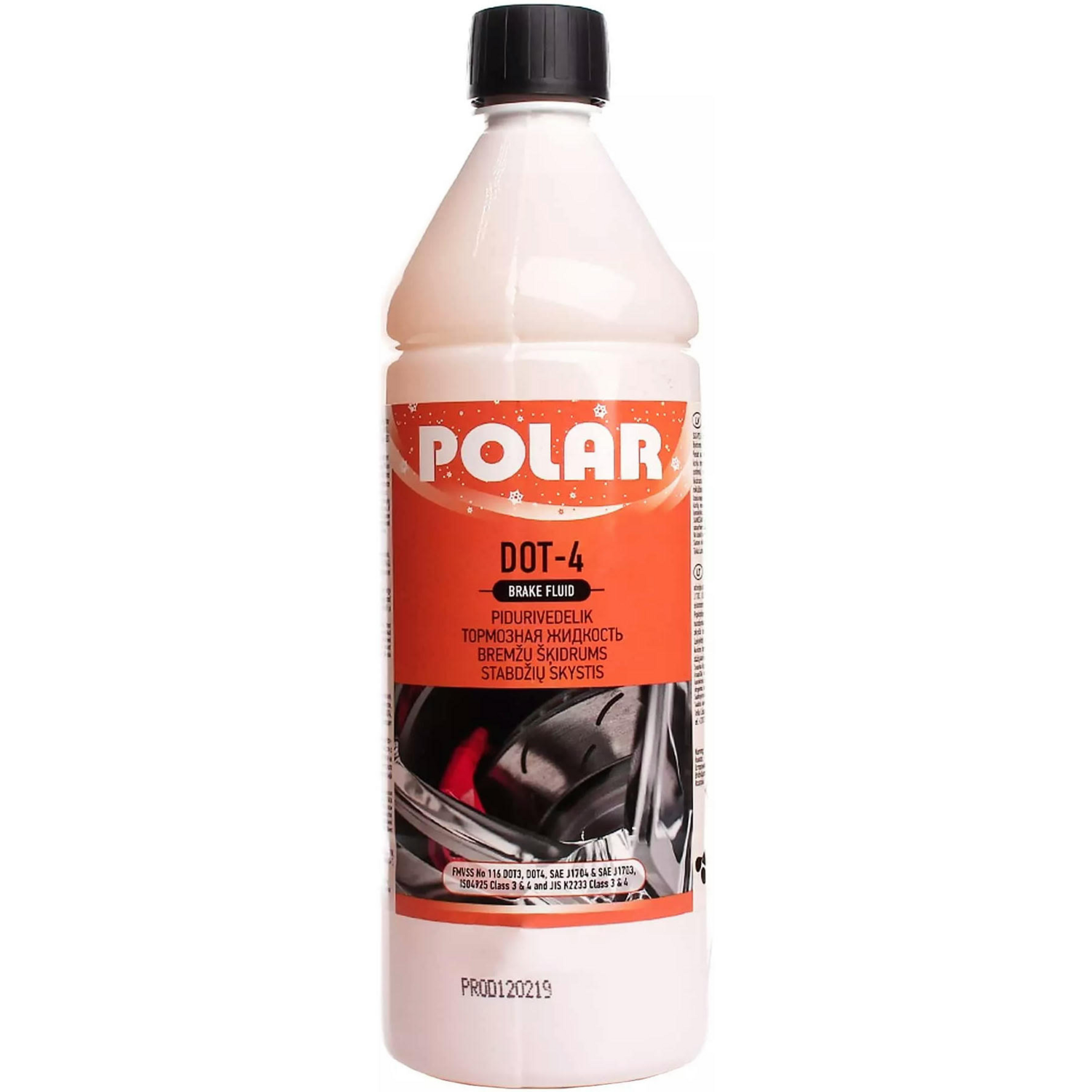 Гальмівна рідина Polar Brake Fluid DOT 4 1л K210216 (6413040001465)фото