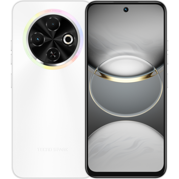 

Смартфон TECNO Spark 30C (KL5n) 6/128Gb Orbit White (4894947051784)