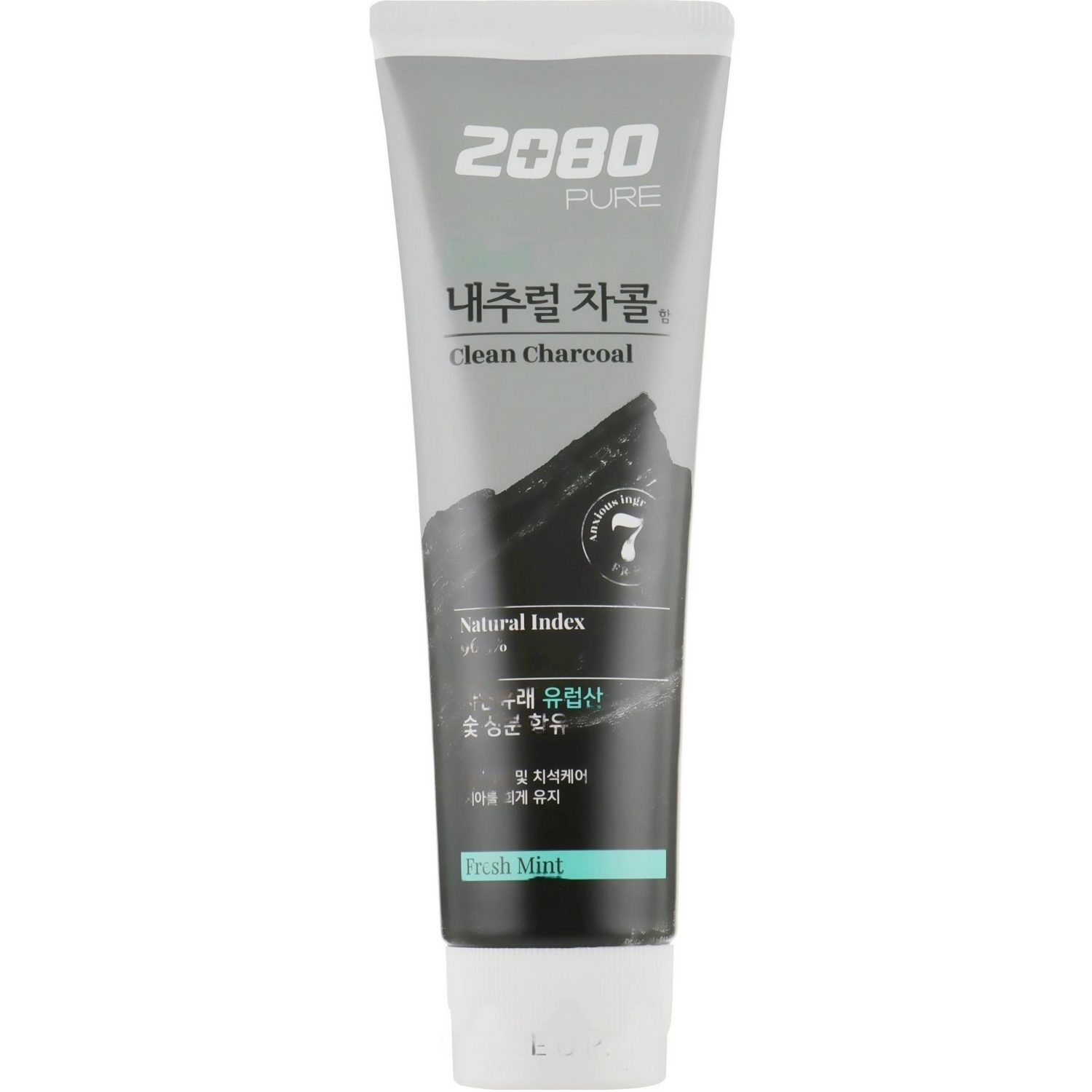 Зубная паста Aekyung 2080 Black Clean Charcoal Toothpaste с древесным углем 120 г фото 