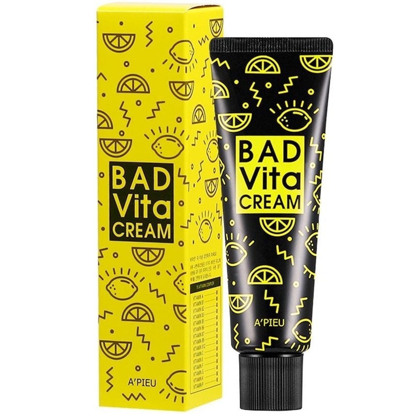 Крем для лица A'pieu Bad Vita Cream Лечебный витаминный 50 г фото 