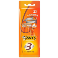 Бритва без сменных картриджей Bic 3 Sensitive 2 шт