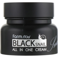 Крем для лица FarmStay Black Snail All in One Cream Восстанавливающий с экстрактом чёрной улитки 100 мл