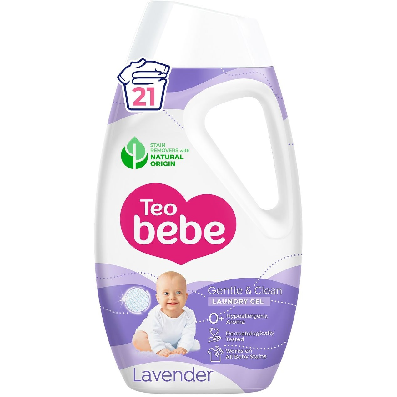 Гель для стирки Teo bebe Gentle&Clean Лаванда 945 млфото1