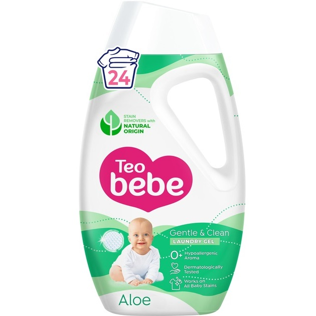 Гель для стирки Teo bebe Gentle & Clean Алое 1080 мл фото 