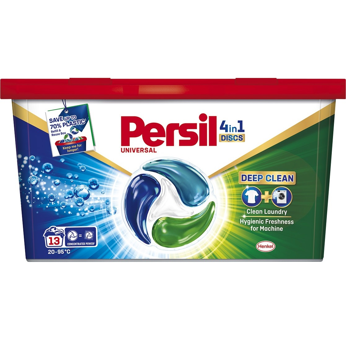 Капсули для прання Persil 4in1 Discs Universal Deep Clean 13 штфото