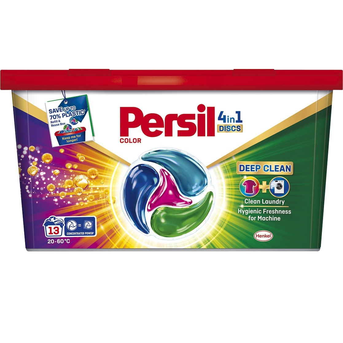 Диски для прання Persil 4in1 Discs Color Deep Clean 13 штфото1