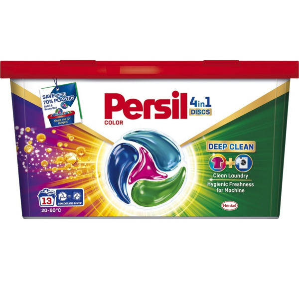 Капсулы для стирки Persil 4in1 Discs Color Deep Clean 13 шт