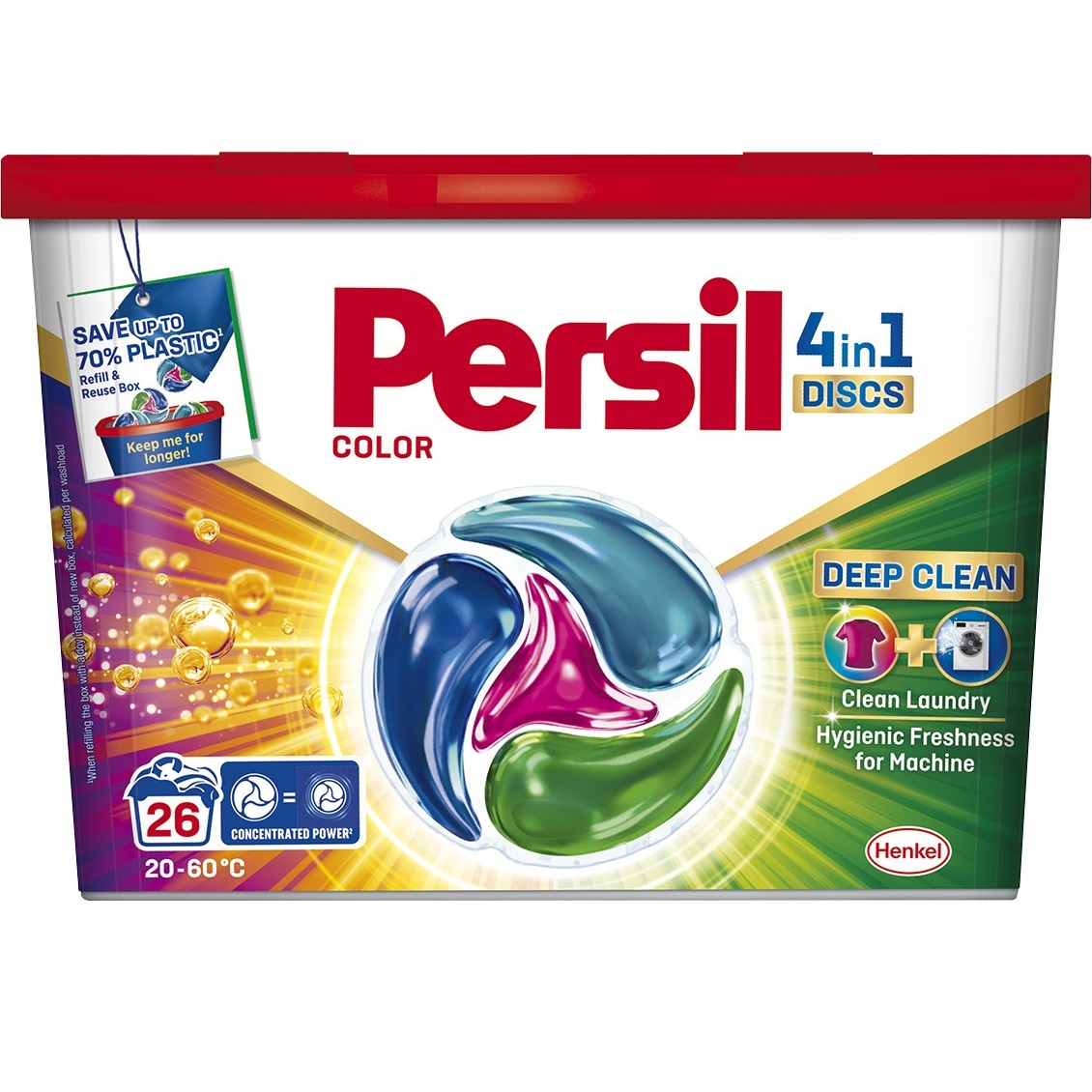 Диски для прання Persil 4in1 Discs Color Deep Clean 26 штфото1