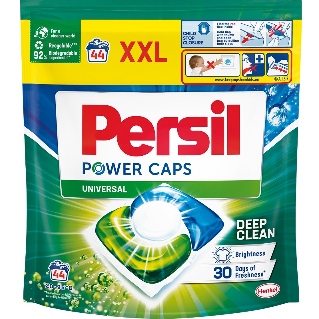 Капсулы для стирки Persil Power Caps Universal Deep Clean 44 шт фото 