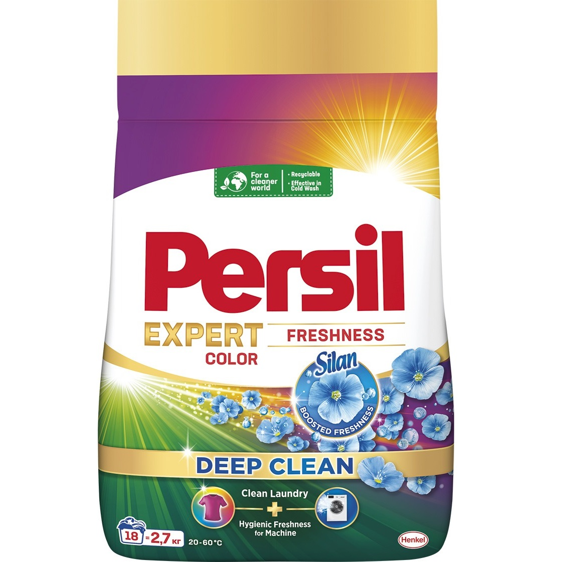 Пральний порошок Persil Expert Deep Clean Автомат Color Свіжість від Silan 2.7 кгфото