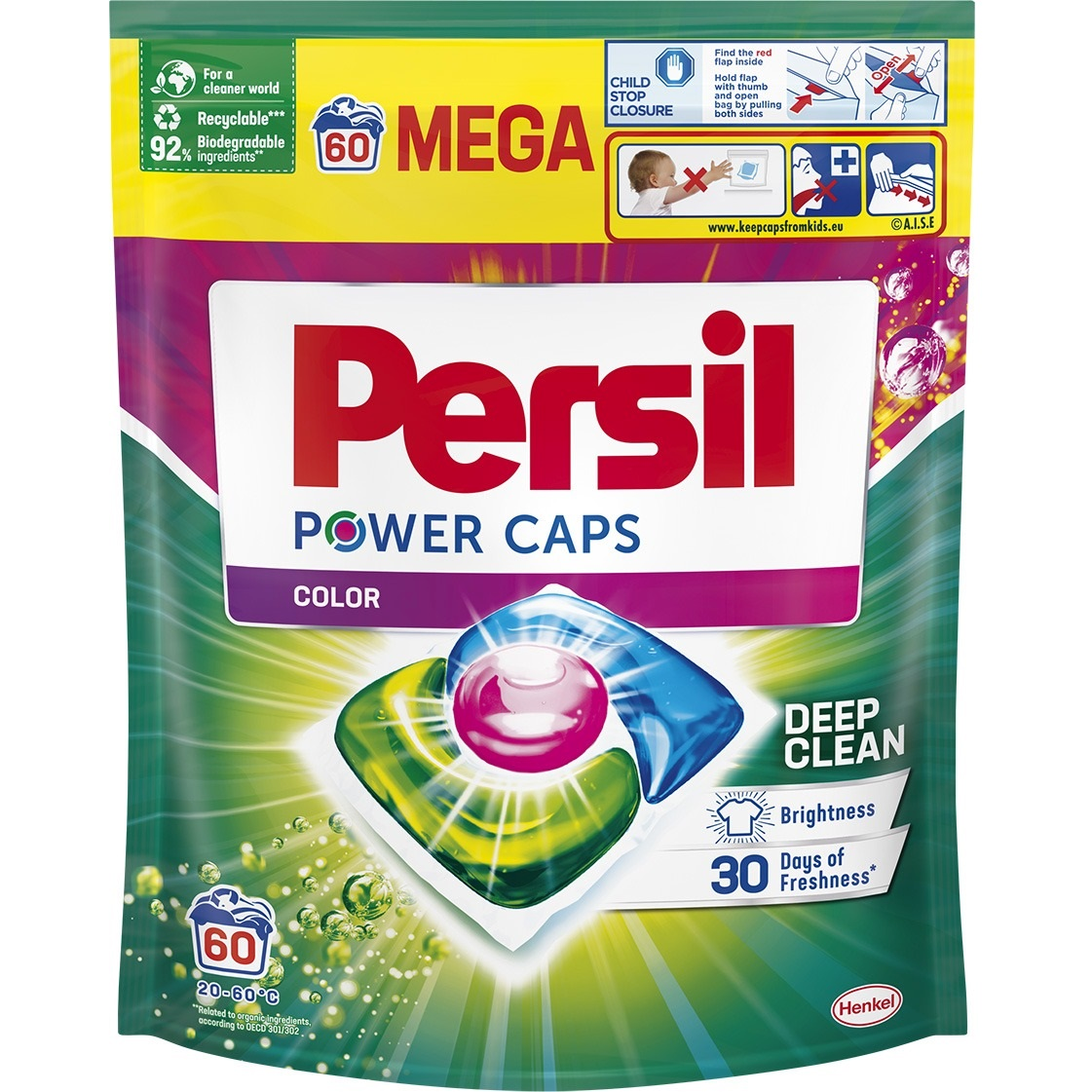 Капсули для прання Persil Color Deep Clean 60 штфото1