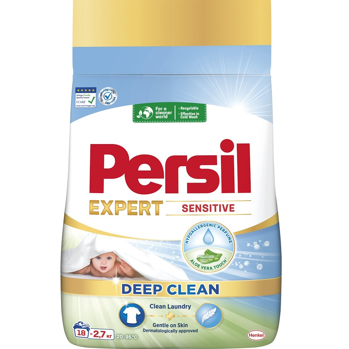 Стиральный порошок Persil Expert Deep Clean Автомат Sensitive 2.7 кг фото 