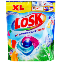 Капсулы для стирки Losk 3+1 Power Caps Color 40 шт