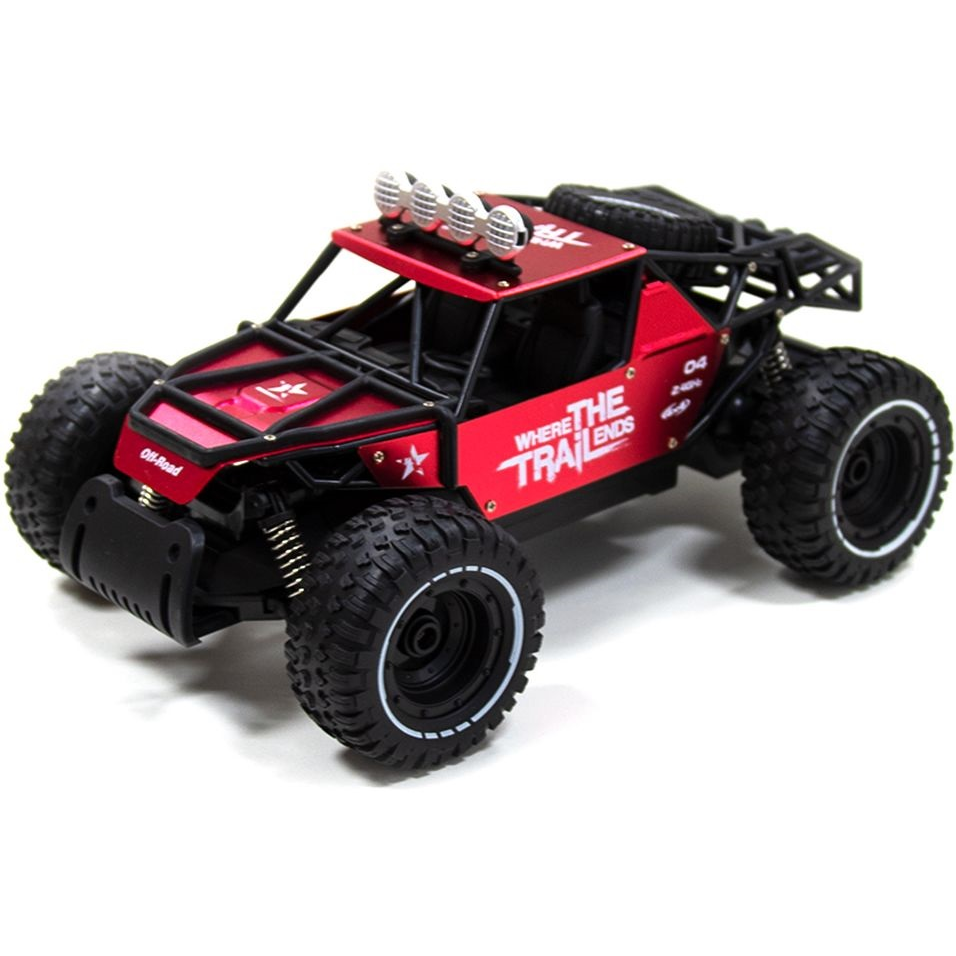 Автомобіль Off-Road Crawler на р/в Race (Матовий Червоний, Метал. Корпус, Аккум.6V, 1:14)фото