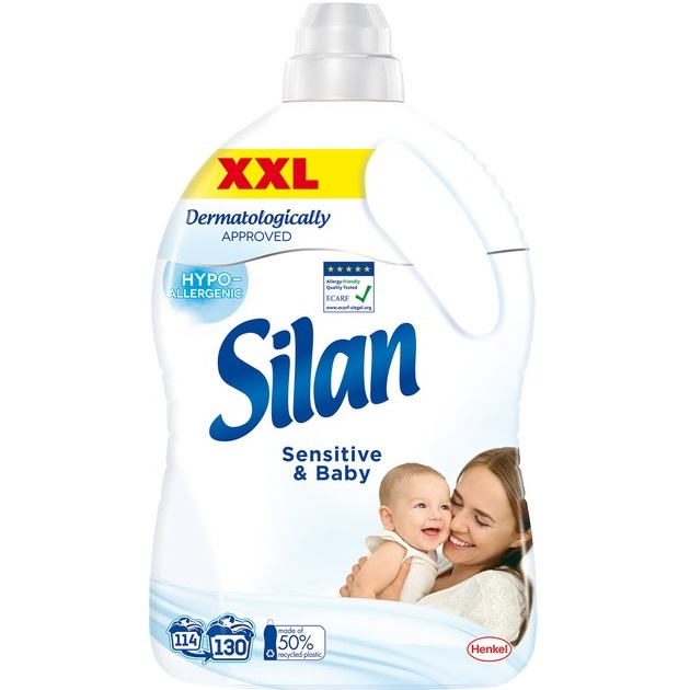 Кондиционер для белья Silan Sensitivr &amp; Baby 2.860 л фото 