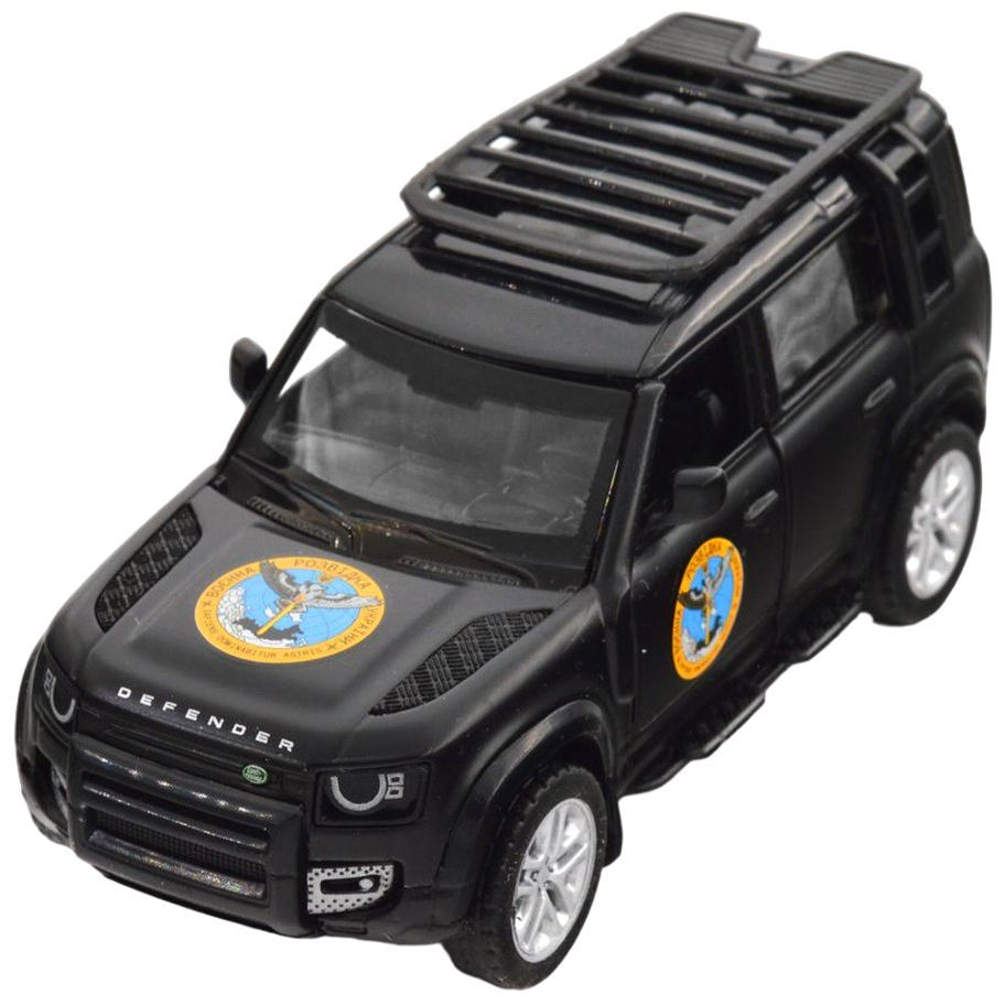 Автомодель серии "Шевроны Героев" - Land Rover Defender 110 - "ГУР МО" (250364M) фото 1