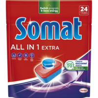 Таблетки для посудомоечных машин Somat All in 1 Extra 24 шт