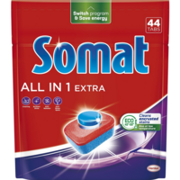 Таблетки для посудомоечных машин Somat All in 1 Extra 44 шт