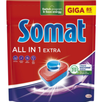 Таблетки для посудомоечных машин Somat All in 1 Extra 85 шт