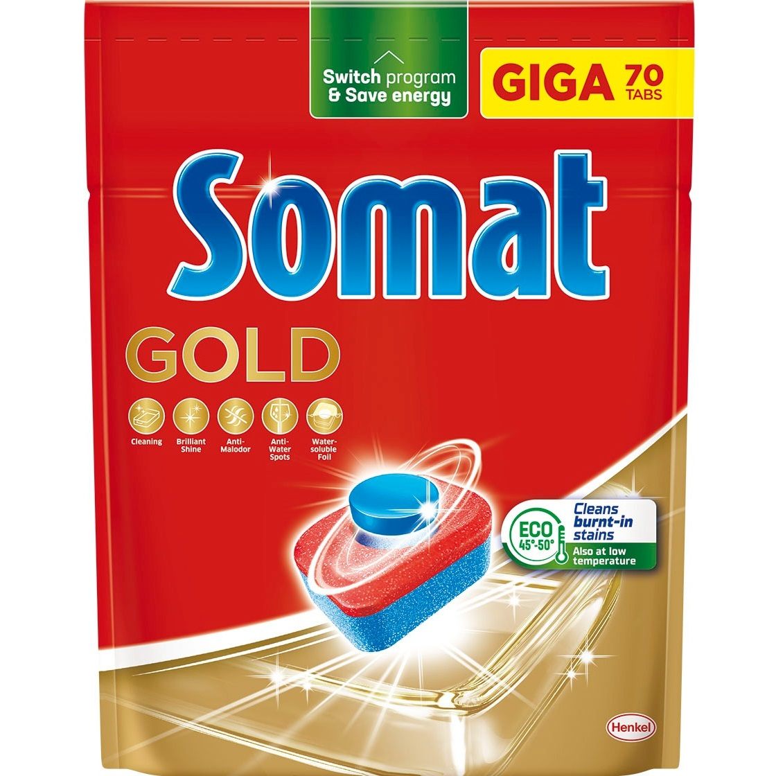 Таблетки для посудомоечных машин Somat Gold 70 шт фото 