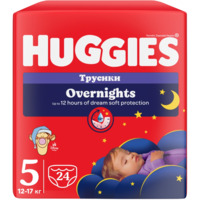 Підгузки-трусики Huggies Overnights Pants 5 12-17 кг 24 шт.