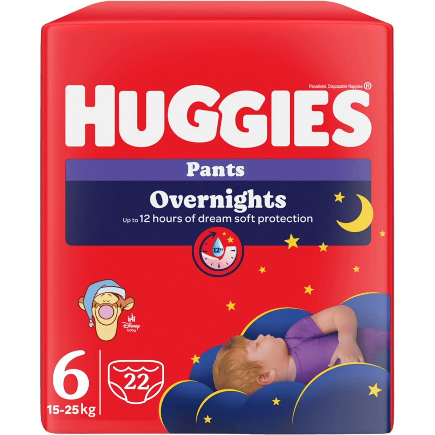 Подгузники-трусики Huggies Overnights Pants 6 15-25 кг 22 штфото