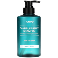 Шампунь Kundal Dandruff Relief Shampoo White Musk для сухой кожи головы 500 мл