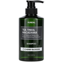 Шампунь Kundal Tea Tree&Macadamia Deep Cleansing Shampoo Cherry Blossom против перхоти 500 мл