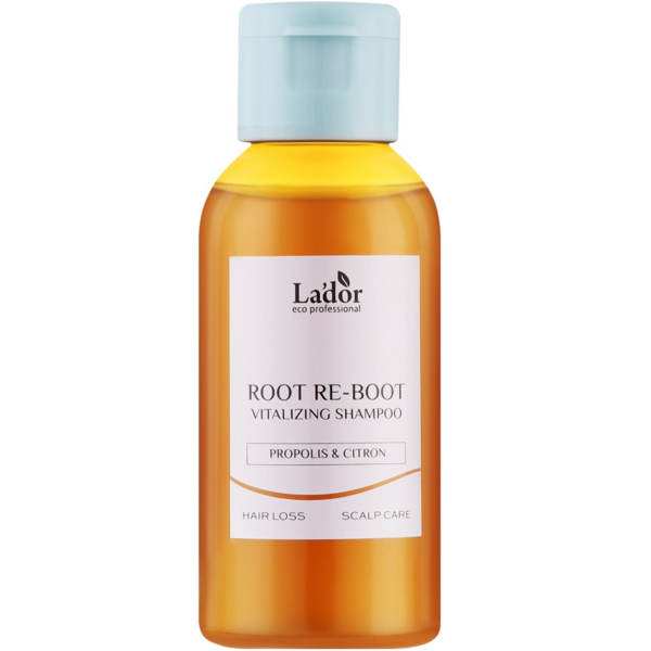 

Шампунь La'dor Root Re-Boot Vitalizing Shampoo Propolis & Citron 50мл
