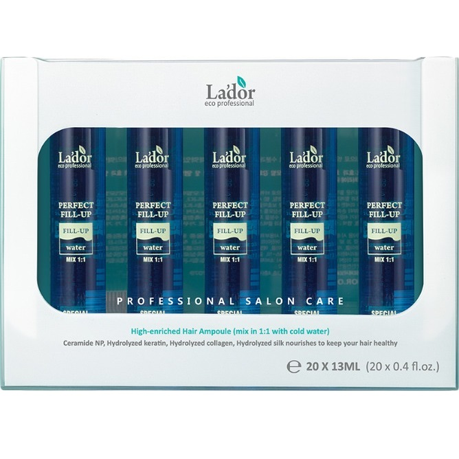 Филлер для волос La'dor Perfect Hair Fill-Up с эффектом ламинирования 20*13 мл фото 